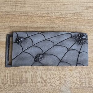 Vintage Spider Web Belt Buckle